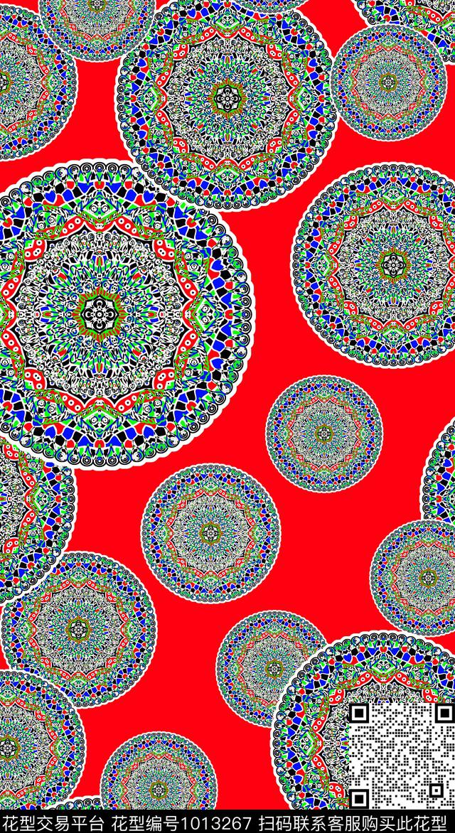 数码华亿平台女装民族风数码印花华亿平台下载（图片编号: 1013267） - 瓦栏（Walan）