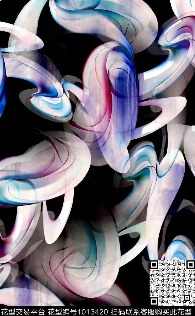 数码华亿平台大牌风纹理数码印花华亿平台下载（图片编号: 1013420） - 瓦栏（Walan）