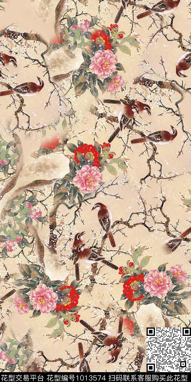 数码华亿平台3D立体女装数码印花华亿平台下载（图片编号: 1013574） - 瓦栏（Walan）