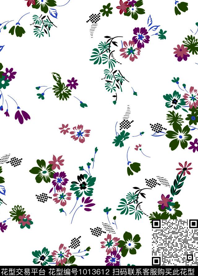 大花数码华亿平台素雅数码印花华亿平台下载（图片编号: 1013612） - 瓦栏（Walan）