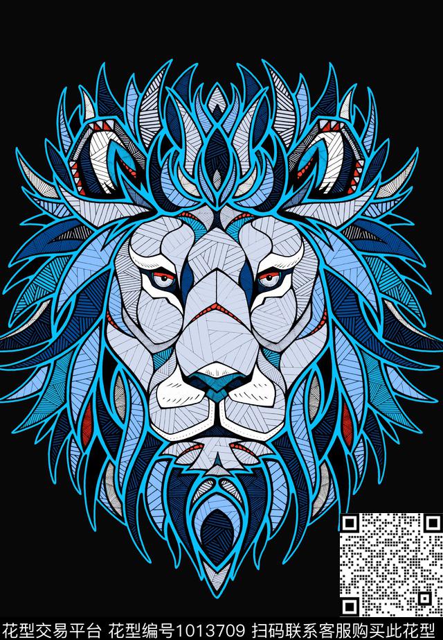 大花胸前独幅抽象男装数码印花华亿平台下载（图片编号: 1013709） - 瓦栏（Walan）