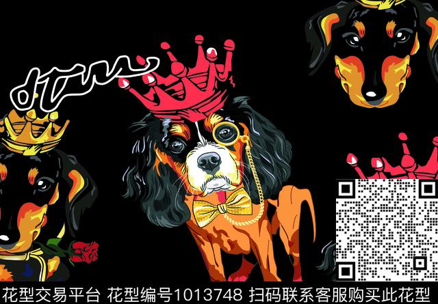 卡通抽象女装传统印花华亿平台下载（图片编号: 1013748） - 瓦栏（Walan）