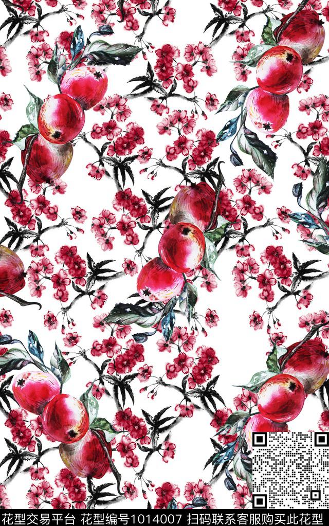 数码华亿平台民族风抽象数码印花华亿平台下载（图片编号: 1014007） - 瓦栏（Walan）