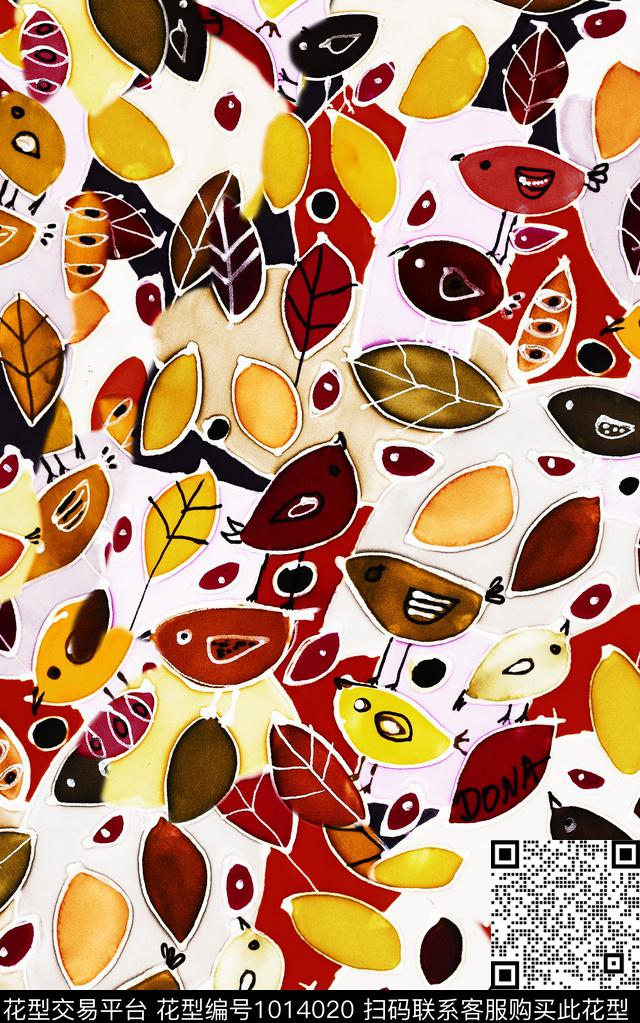 民族风抽象复古数码印花华亿平台下载（图片编号: 1014020） - 瓦栏（Walan）