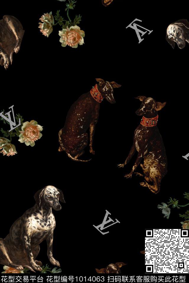 潮牌大牌风狗数码印花华亿平台下载（图片编号: 1014063） - 瓦栏（Walan）