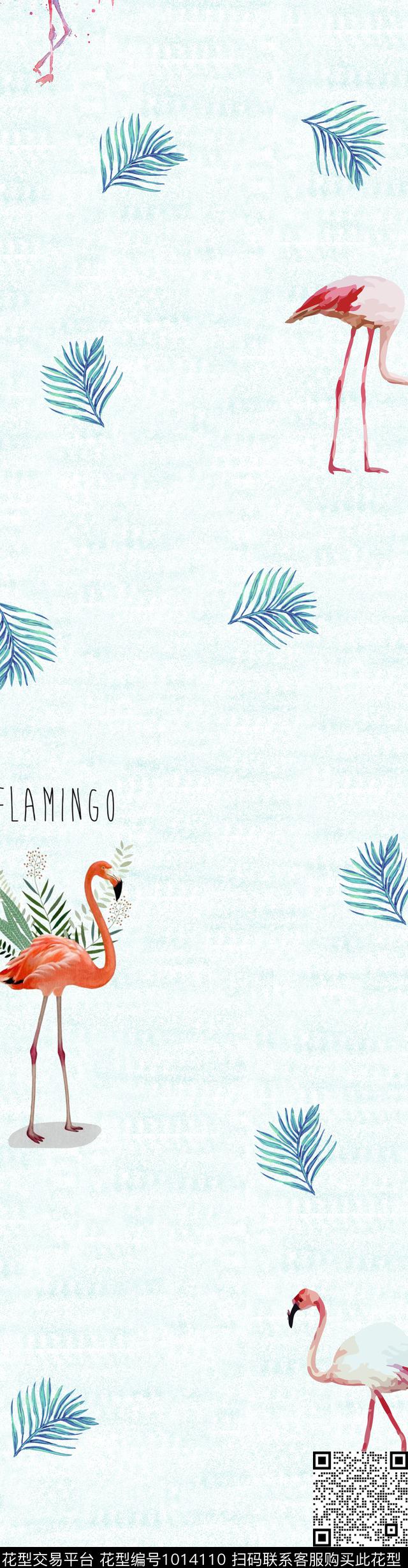 窗帘家纺火烈鸟数码印花华亿平台下载（图片编号: 1014110） - 瓦栏（Walan）