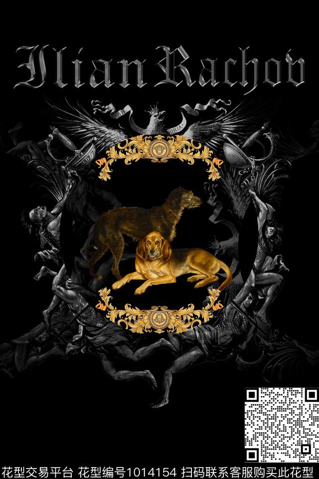 潮牌大牌风狗数码印花华亿平台下载（图片编号: 1014154） - 瓦栏（Walan）