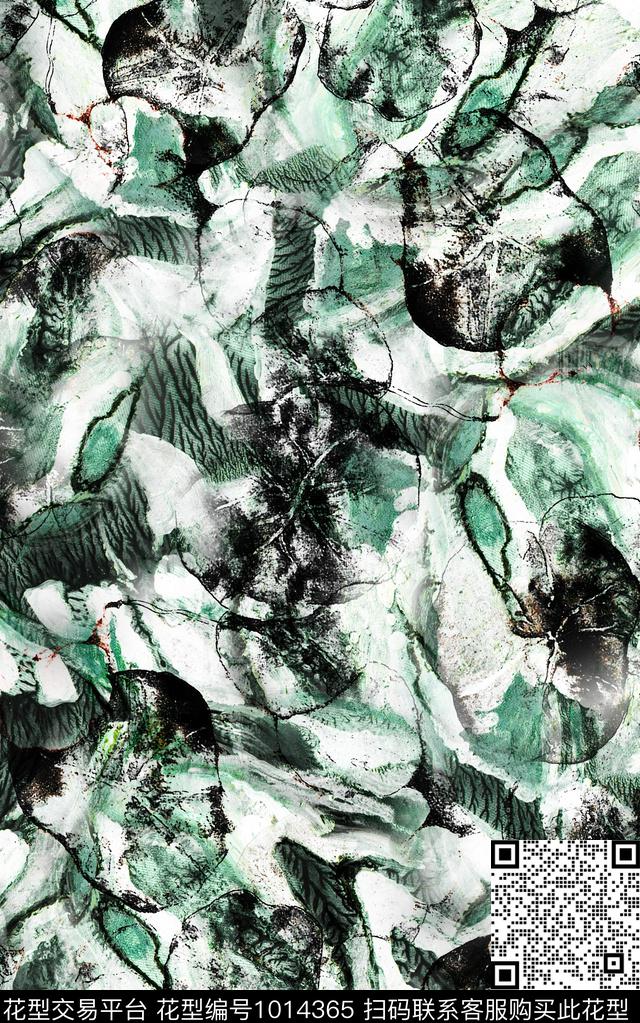 抽象潮牌数码印花华亿平台下载（图片编号: 1014365） - 瓦栏（Walan）