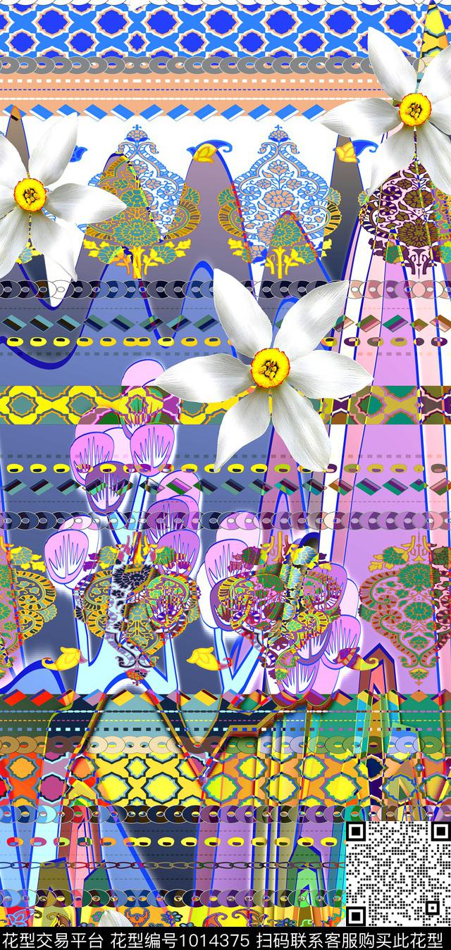 数码华亿平台女装数码印花华亿平台下载（图片编号: 1014375） - 瓦栏（Walan）