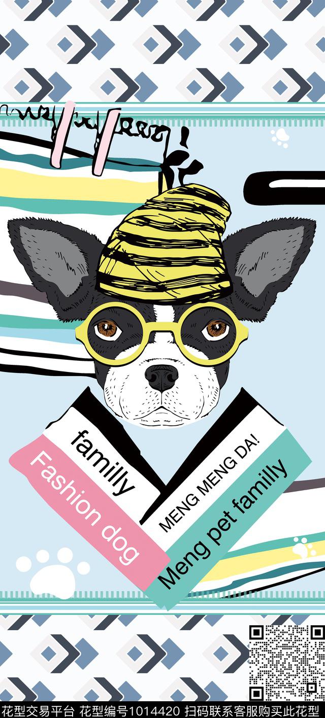 卡通趣味几何传统印花华亿平台下载（图片编号: 1014420） - 瓦栏（Walan）