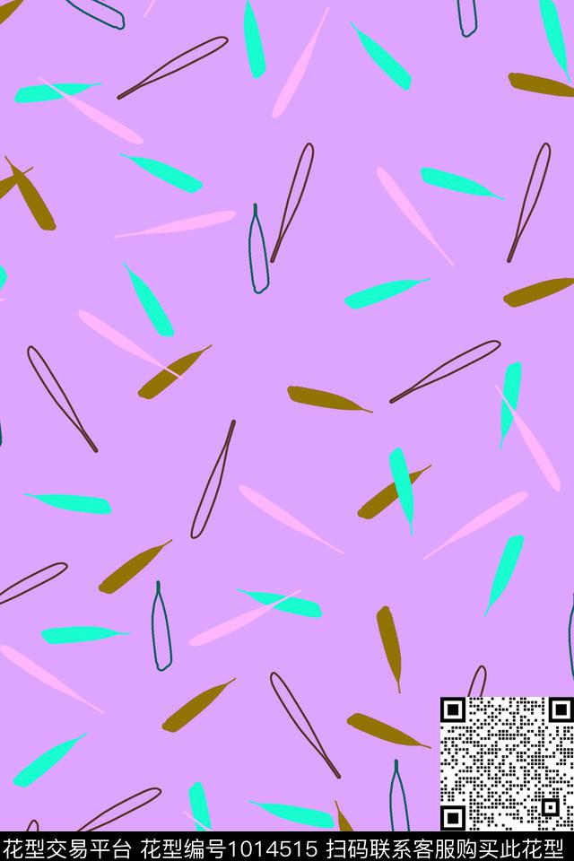 几何衬衫抽象传统印花华亿平台下载（图片编号: 1014515） - 瓦栏（Walan）