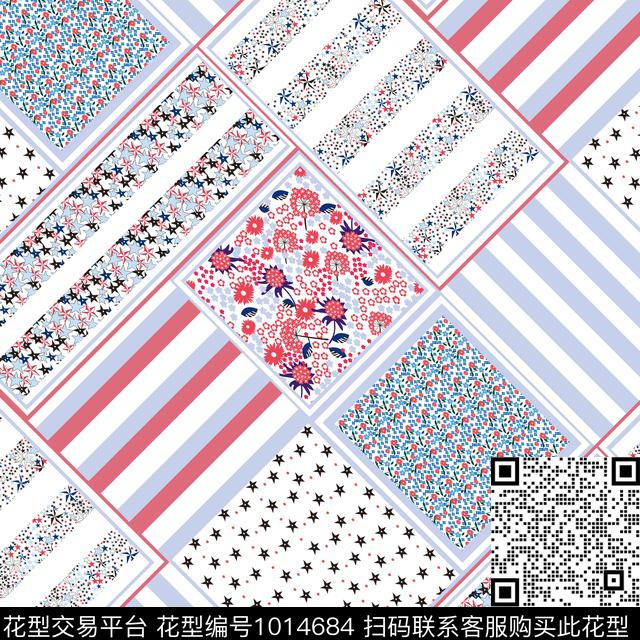 数码华亿平台抽象潮牌数码印花华亿平台下载（图片编号: 1014684） - 瓦栏（Walan）