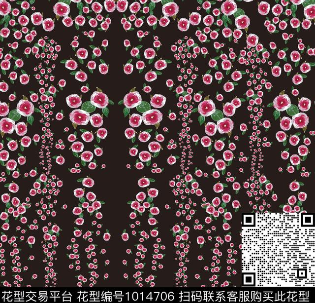 数码华亿平台花卉炫彩数码印花华亿平台下载（图片编号: 1014706） - 瓦栏（Walan）