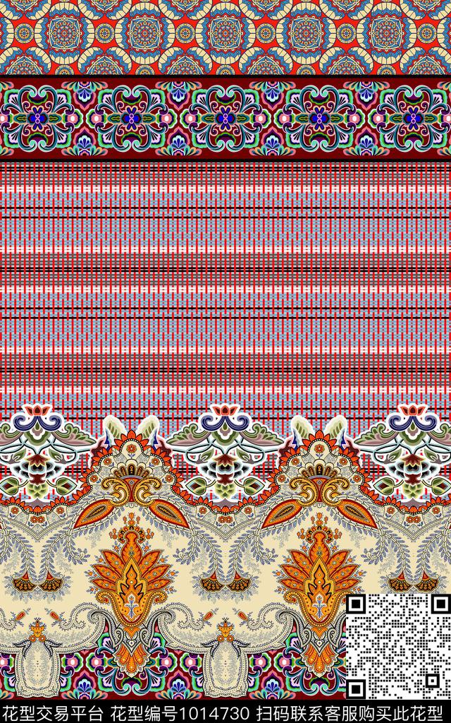 民族风波西米亚女装传统印花华亿平台下载（图片编号: 1014730） - 瓦栏（Walan）