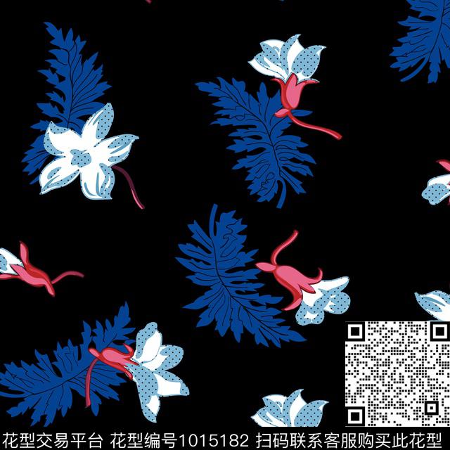 花卉女装潮牌数码印花华亿平台下载（图片编号: 1015182） - 瓦栏（Walan）