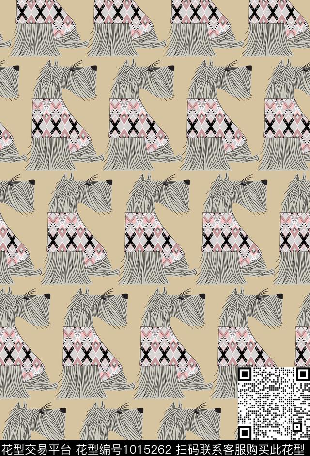 女装几何潮牌数码印花华亿平台下载（图片编号: 1015262） - 瓦栏（Walan）