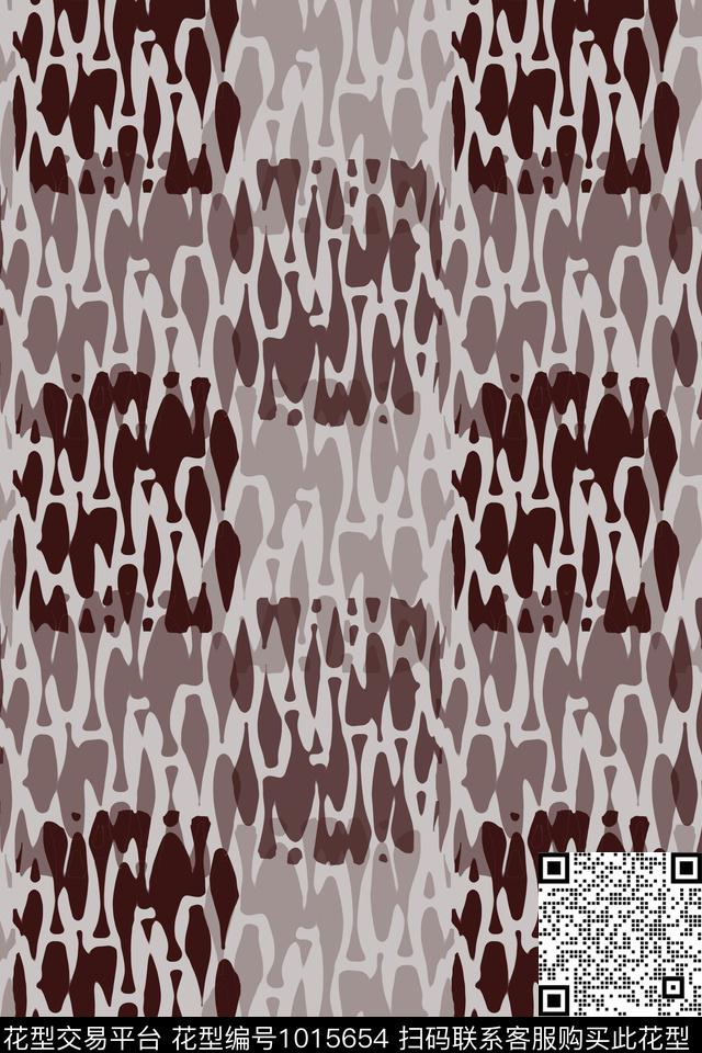 衬衫男装休闲花卉抽象数码印花华亿平台下载（图片编号: 1015654） - 瓦栏（Walan）