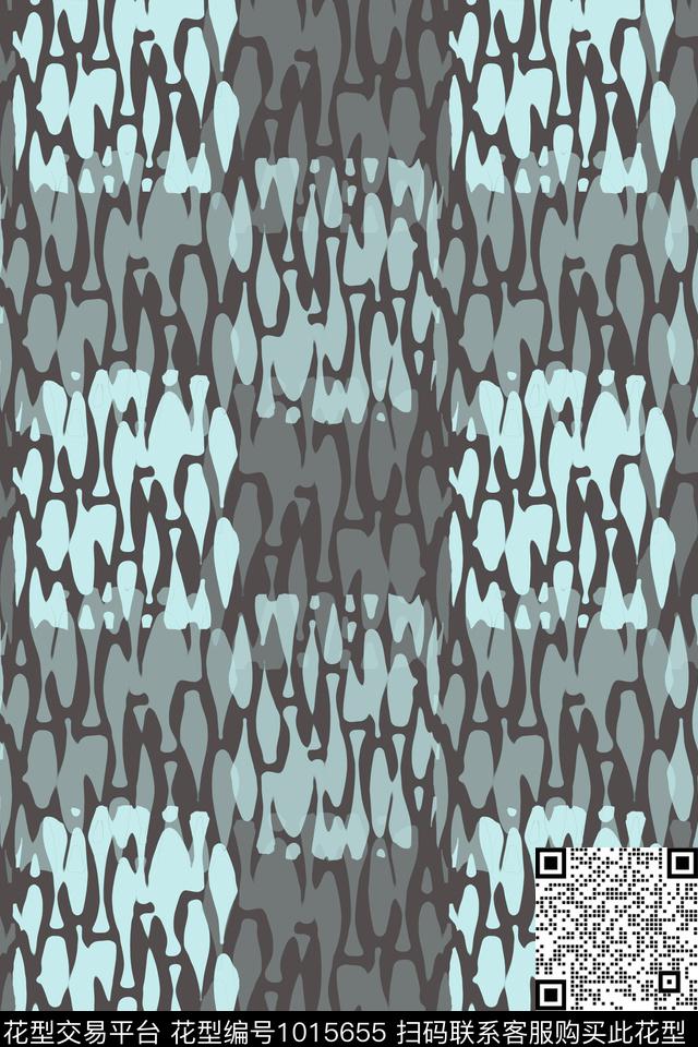 衬衫男装休闲花卉抽象数码印花华亿平台下载（图片编号: 1015655） - 瓦栏（Walan）