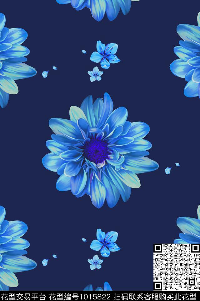 大花数码华亿平台向日葵数码印花华亿平台下载（图片编号: 1015822） - 瓦栏（Walan）