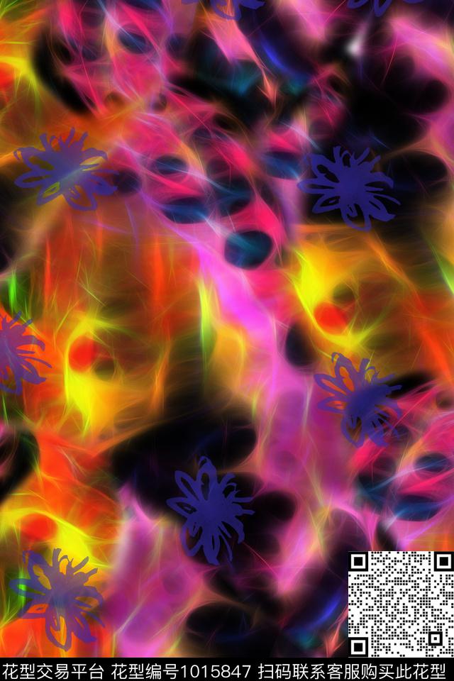 数码华亿平台炫彩女装数码印花华亿平台下载（图片编号: 1015847） - 瓦栏（Walan）