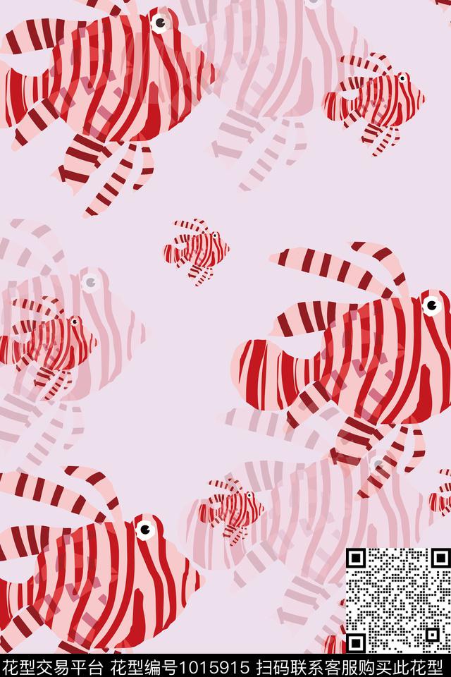 动物花卉条纹几何花卉数码印花华亿平台下载（图片编号: 1015915） - 瓦栏（Walan）