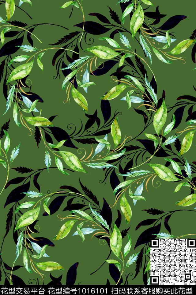 数码华亿平台水彩花卉手绘花卉数码印花华亿平台下载（图片编号: 1016101） - 瓦栏（Walan）