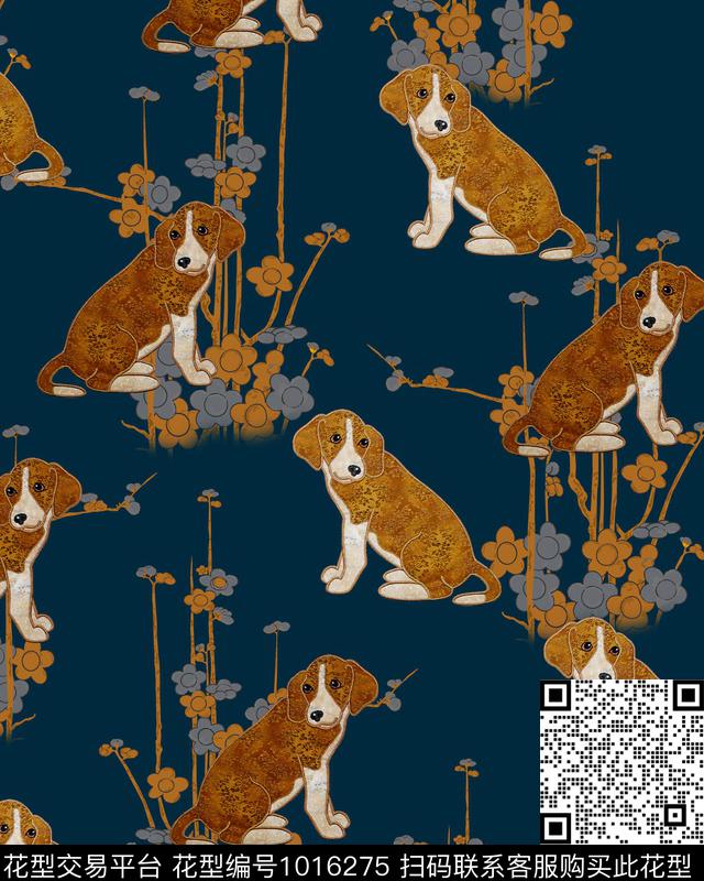 梅花花卉女装数码印花华亿平台下载（图片编号: 1016275） - 瓦栏（Walan）