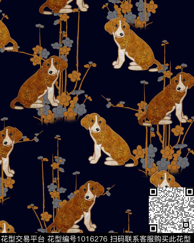 梅花花卉女装数码印花华亿平台下载（图片编号: 1016276） - 瓦栏（Walan）