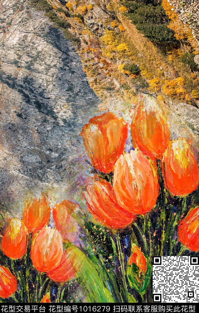 数码华亿平台定位花花卉数码印花华亿平台下载（图片编号: 1016279） - 瓦栏（Walan）