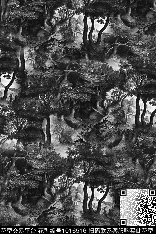 男装潮牌大牌风数码印花华亿平台下载（图片编号: 1016516） - 瓦栏（Walan）