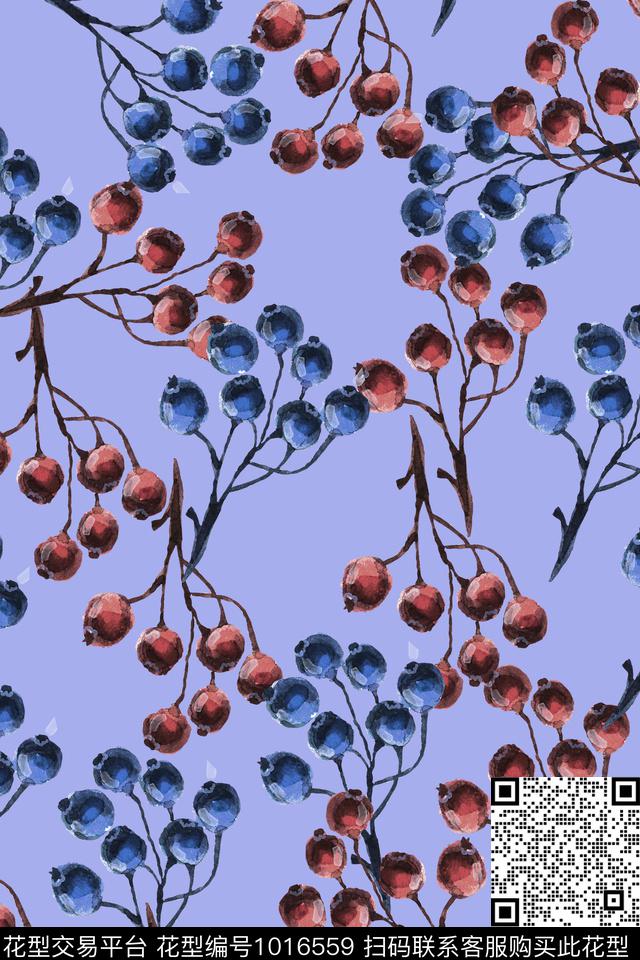 春夏华亿平台花卉清爽底花卉数码印花华亿平台下载（图片编号: 1016559） - 瓦栏（Walan）