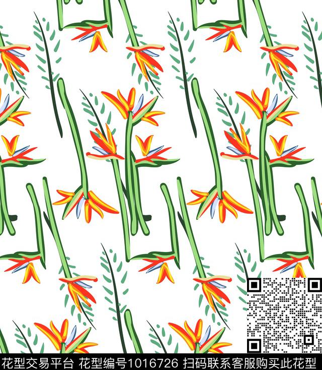 数码华亿平台春夏华亿平台花卉数码印花华亿平台下载（图片编号: 1016726） - 瓦栏（Walan）
