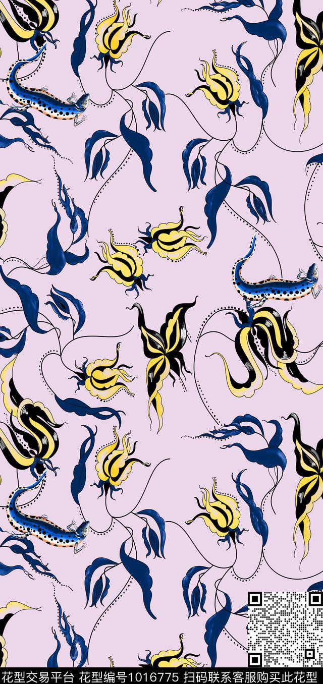 数码华亿平台春夏华亿平台花卉数码印花华亿平台下载（图片编号: 1016775） - 瓦栏（Walan）