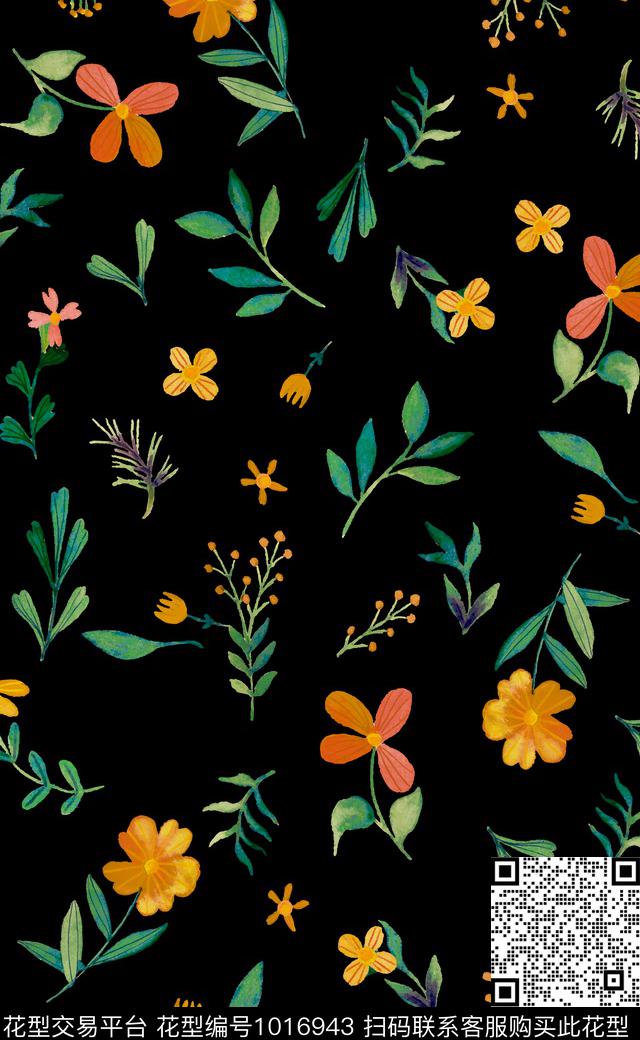 数码华亿平台春夏华亿平台花卉数码印花华亿平台下载（图片编号: 1016943） - 瓦栏（Walan）