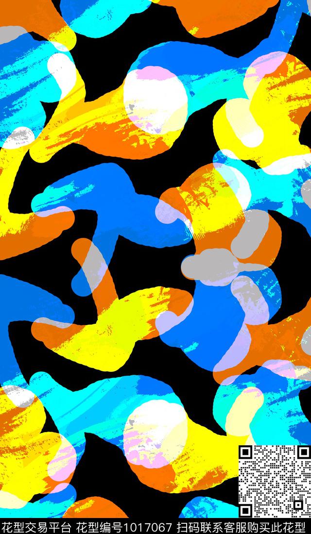 数码华亿平台女装几何数码印花华亿平台下载（图片编号: 1017067） - 瓦栏（Walan）