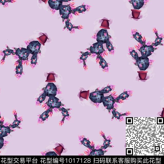 数码华亿平台花卉大牌风数码印花华亿平台下载（图片编号: 1017128） - 瓦栏（Walan）