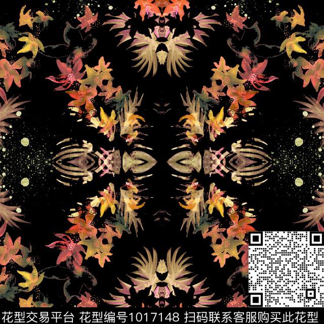 数码华亿平台花卉女装数码印花华亿平台下载（图片编号: 1017148） - 瓦栏（Walan）