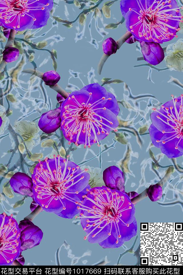 数码华亿平台素雅女装数码印花华亿平台下载（图片编号: 1017669） - 瓦栏（Walan）