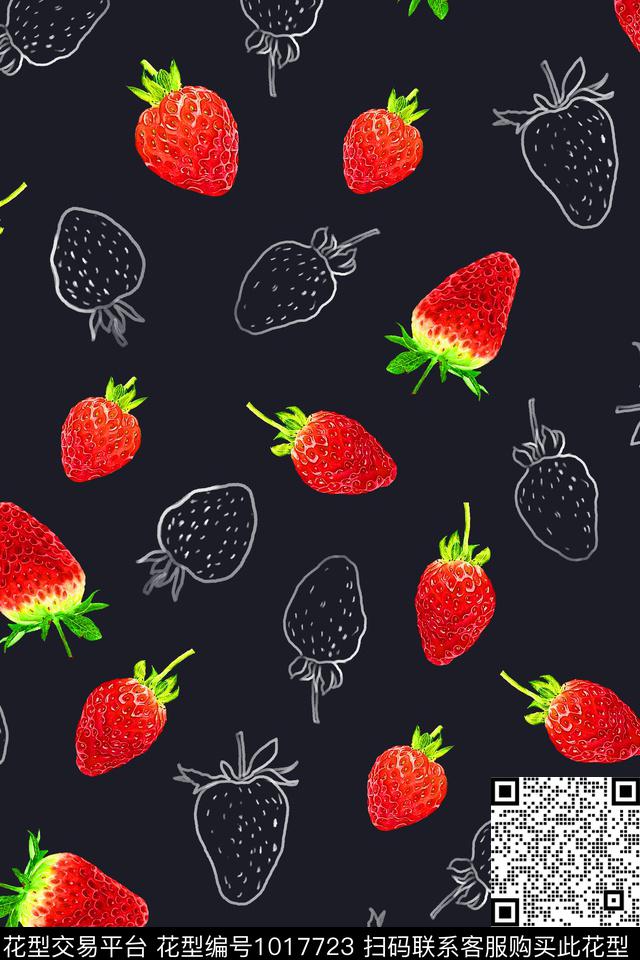 线条数码华亿平台水果数码印花华亿平台下载（图片编号: 1017723） - 瓦栏（Walan）