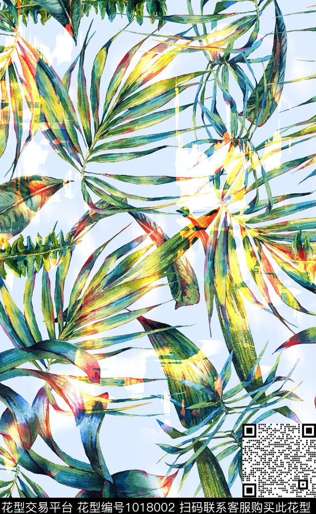 数码华亿平台秋冬华亿平台花卉数码印花华亿平台下载（图片编号: 1018002） - 瓦栏（Walan）