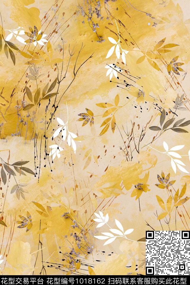 数码华亿平台肌理剪影数码印花华亿平台下载（图片编号: 1018162） - 瓦栏（Walan）