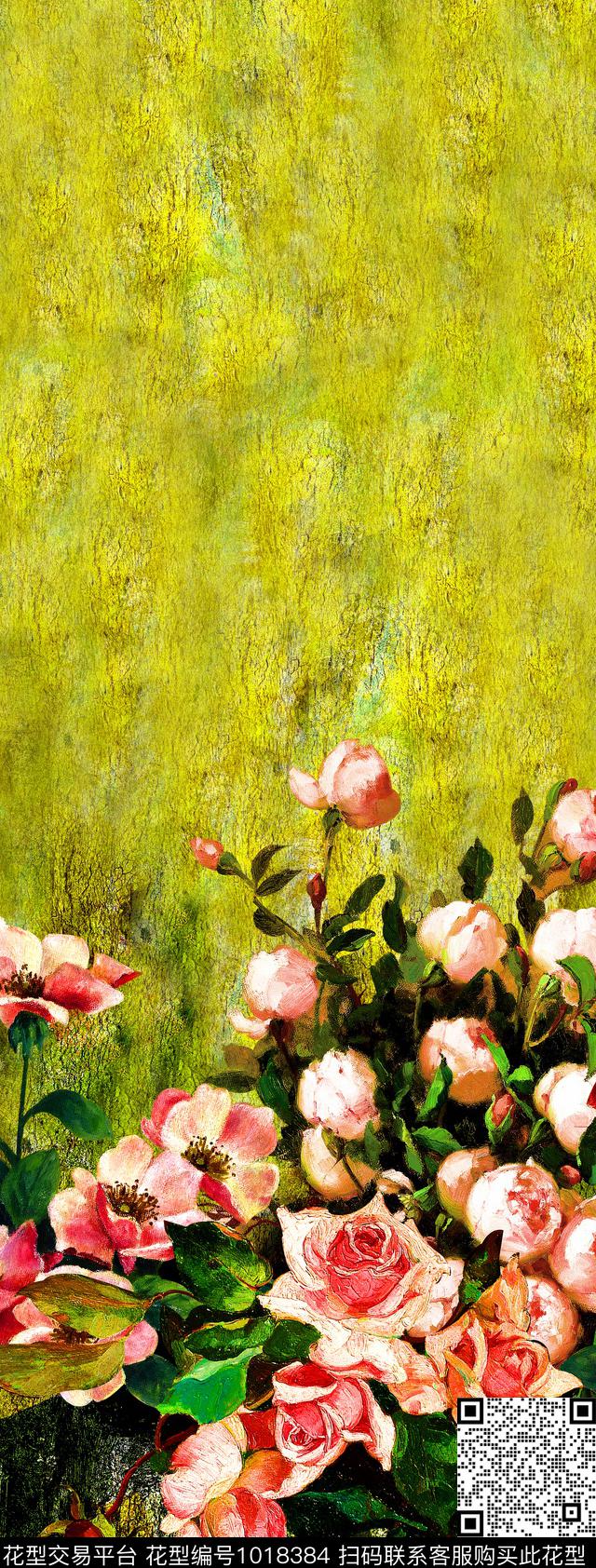 数码华亿平台大牌风油画华亿平台数码印花华亿平台下载（图片编号: 1018384） - 瓦栏（Walan）