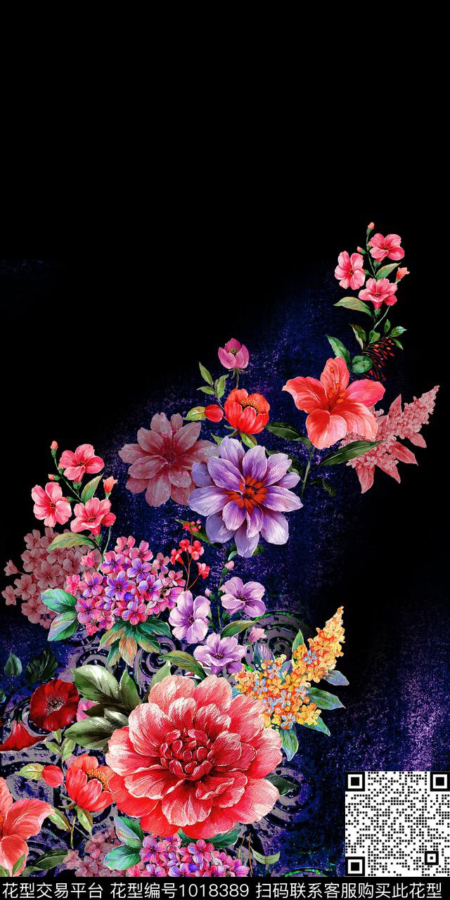 数码华亿平台定位花花卉数码印花华亿平台下载（图片编号: 1018389） - 瓦栏（Walan）