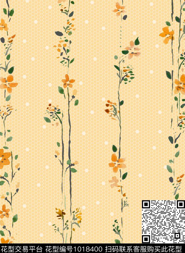 数码华亿平台花卉女装数码印花华亿平台下载（图片编号: 1018400） - 瓦栏（Walan）