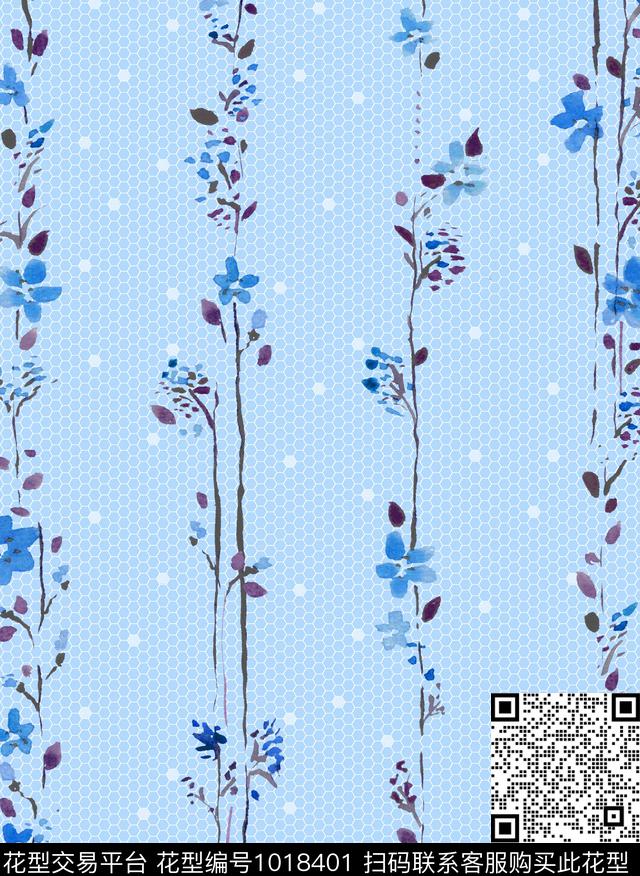 数码华亿平台花卉女装数码印花华亿平台下载（图片编号: 1018401） - 瓦栏（Walan）