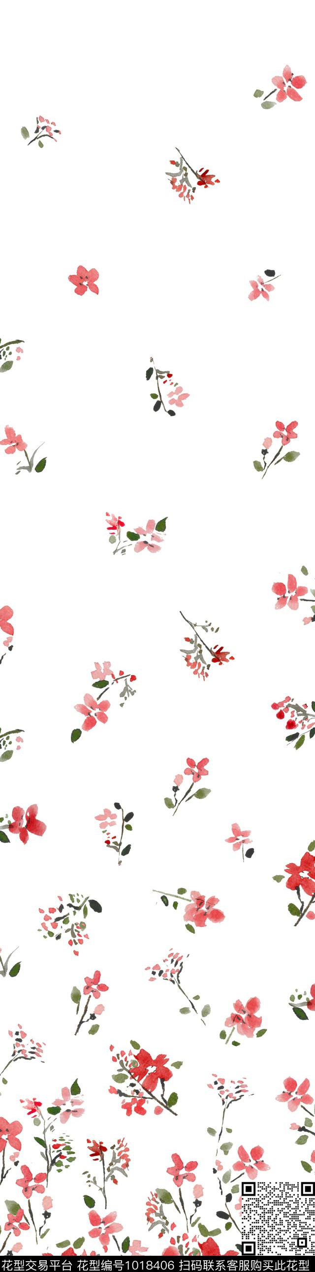 数码华亿平台花卉女装数码印花华亿平台下载（图片编号: 1018406） - 瓦栏（Walan）