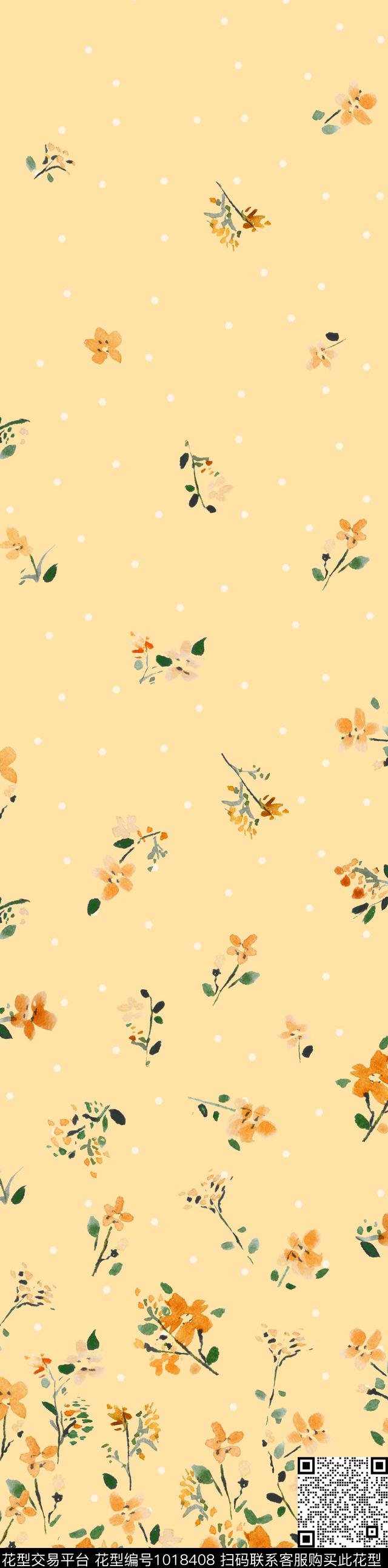 数码华亿平台花卉女装数码印花华亿平台下载（图片编号: 1018408） - 瓦栏（Walan）