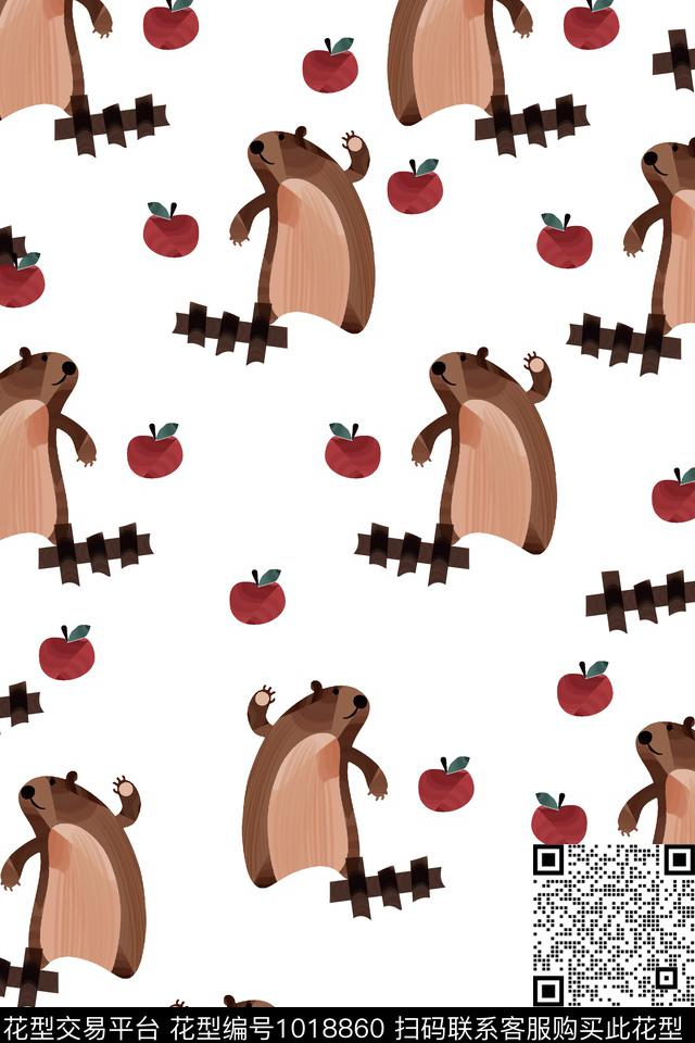 卡通童装欧美数码印花华亿平台下载（图片编号: 1018860） - 瓦栏（Walan）