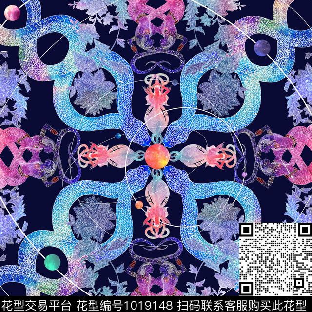 民族风大牌风山海文化数码印花华亿平台下载（图片编号: 1019148） - 瓦栏（Walan）