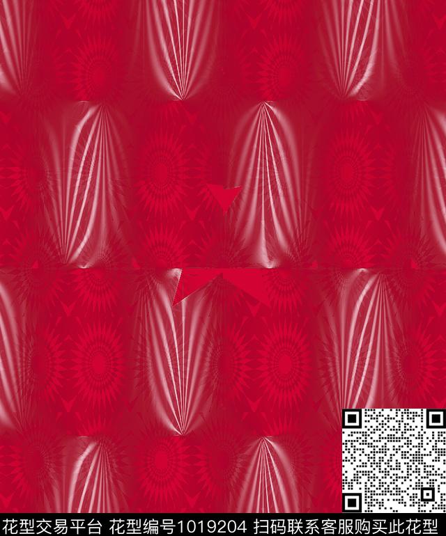 民族风抽象几何数码印花华亿平台下载（图片编号: 1019204） - 瓦栏（Walan）